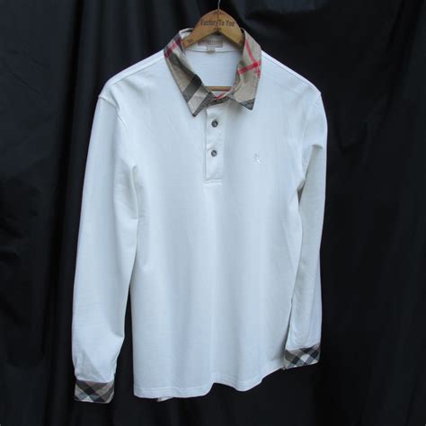 burberry brit polo top|burberry long sleeve polo shirts.